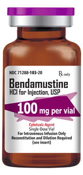 Bendamustine Hydrochloride for Injection, USP 100 mg per vial